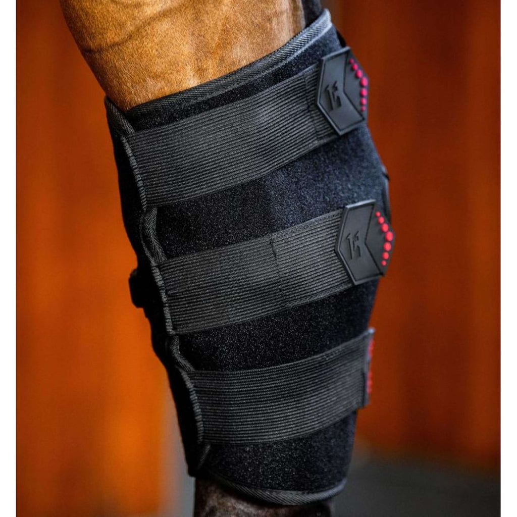 Horseware LED Red Light Therapy Left Hock Boot Schwarz