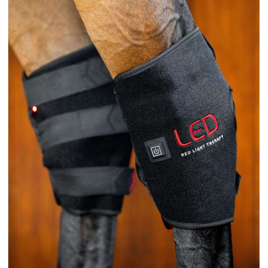 Horseware LED Red Light Therapy Right Hock Boot Schwarz