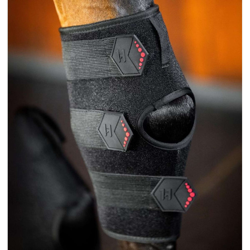 Horseware LED Red Light Therapy Right Hock Boot Schwarz