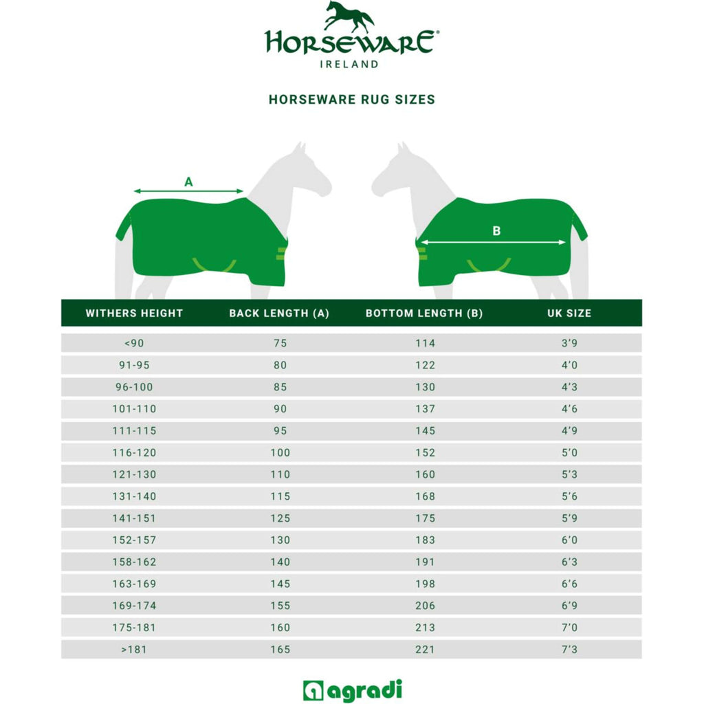 Horseware Trot Plus Heavy 350g Schwartz Tan
