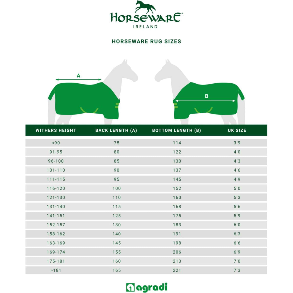 Horseware Trot Plus Heavy 350g Schwartz Tan