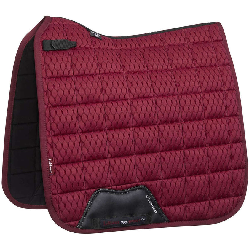 LeMieux Schabracke Carbon Mesh Air Square Dressur Mulberry