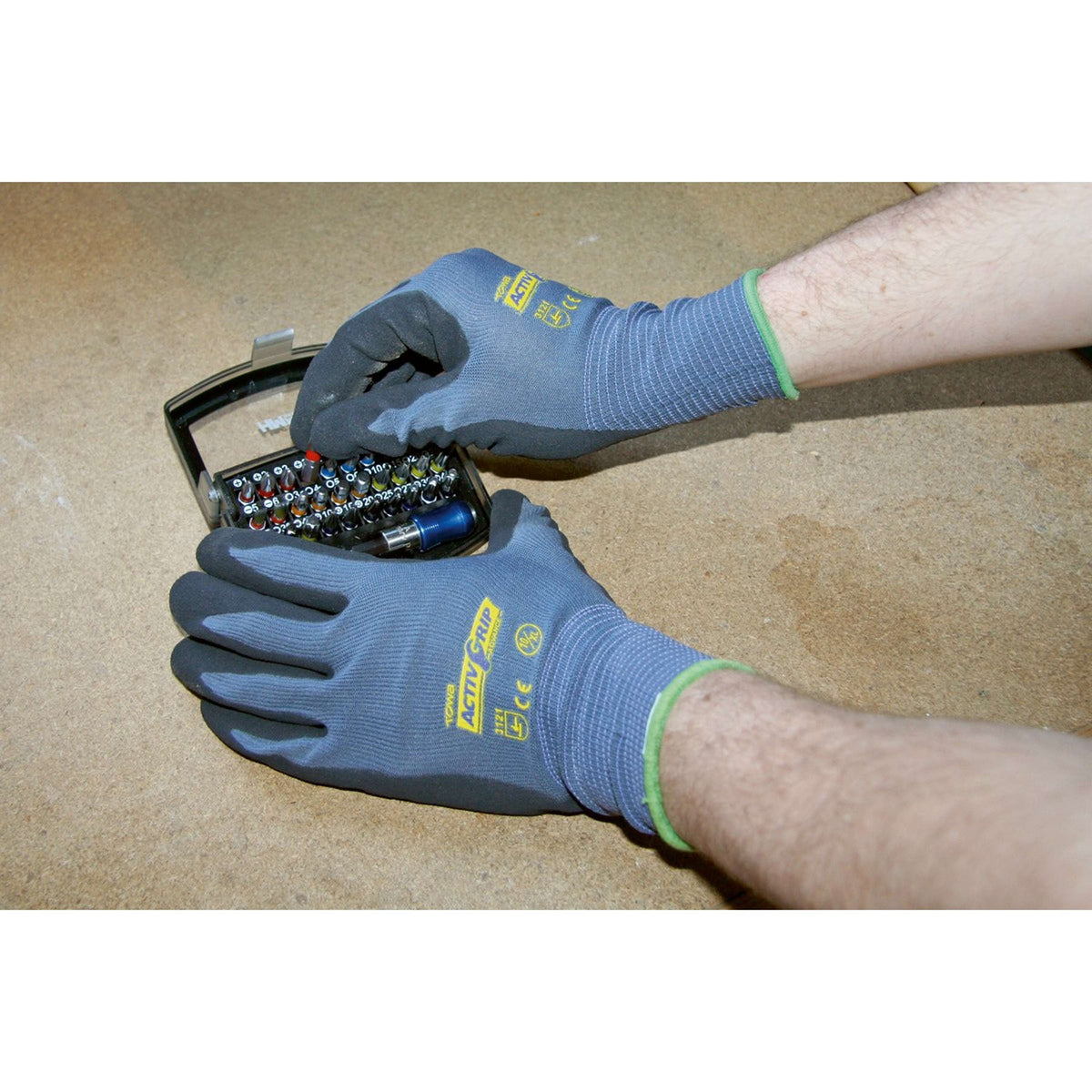 Keron Handschuhe Active Grip Advance Blau/Schwarz