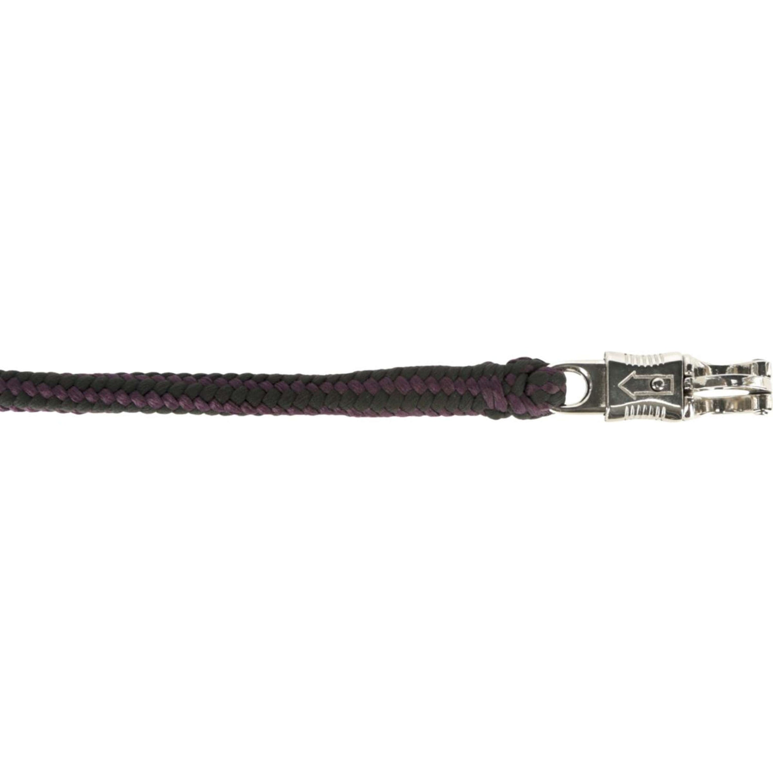 Covalliero Führstrick Hippo mit Panikhaken Aubergine/Anthrazit Covalliero Führstrick Hippo mit Panikhaken Aubergine/Anthrazit