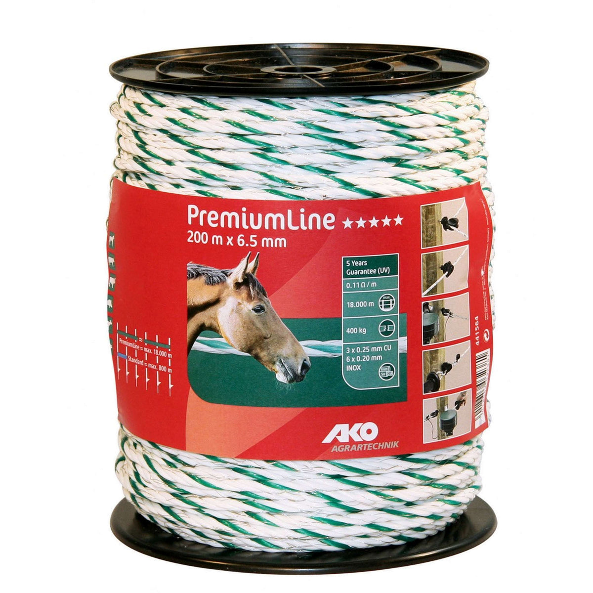 Ako Seil PremiumLine Weiß/Grün