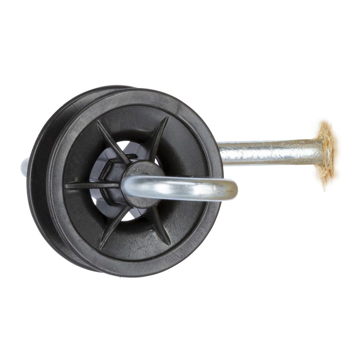 Ako Torgriffisolator Nirosta 2 Einlegehaken Schwarz