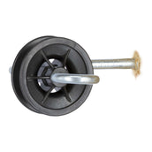 Ako Torgriffisolator Nirosta 2 Einlegehaken Schwarz