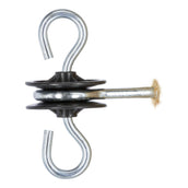 Ako Torgriffisolator Nirosta 2 Einlegehaken Schwarz