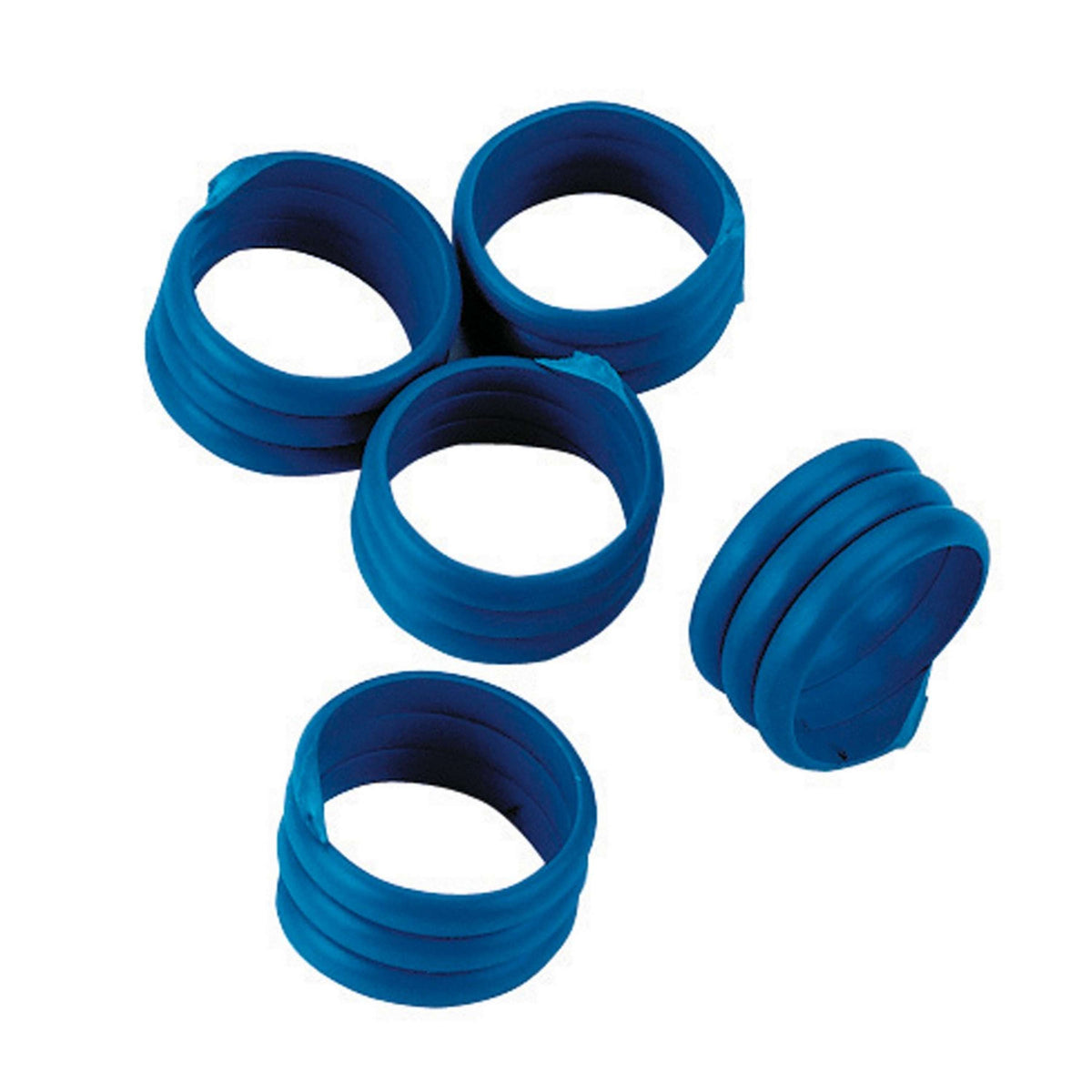 Kerbl Spiralring Kunststoff 20 Stück Blau
