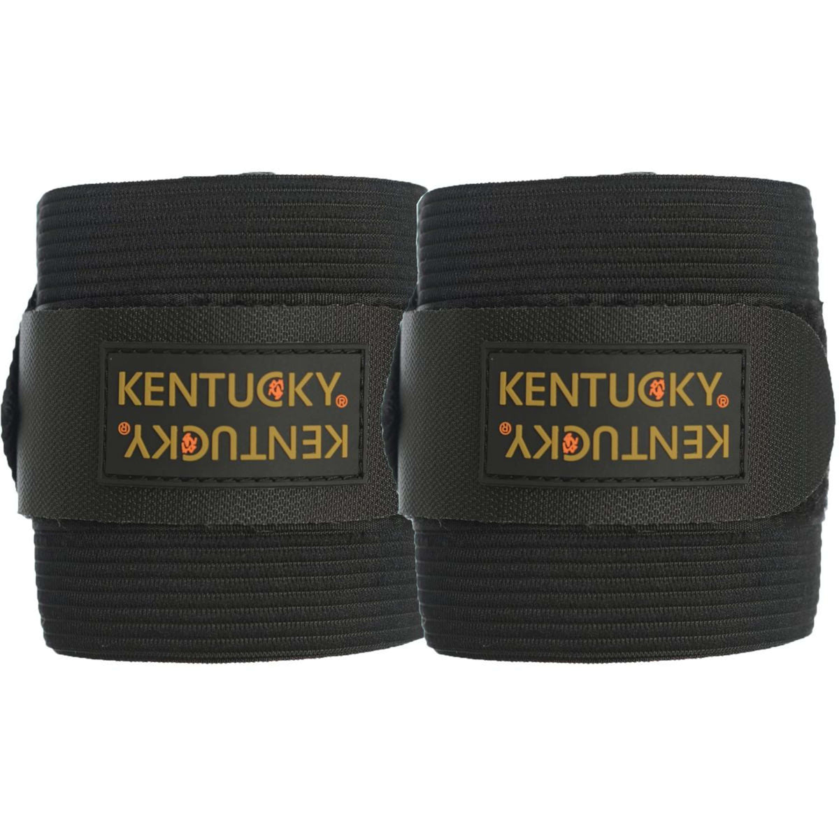 Kentucky Horsewear Bandagen Elastisches Polarfleece Schwarz