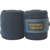 Kentucky Horsewear Bandagen Elastisches Polarfleece Navy