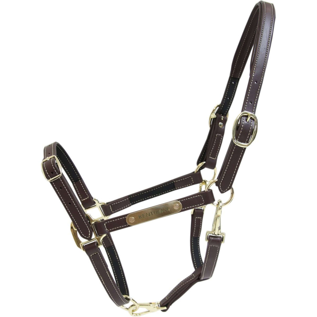 Kentucky Lederhalfter Flexibles Leder Braun