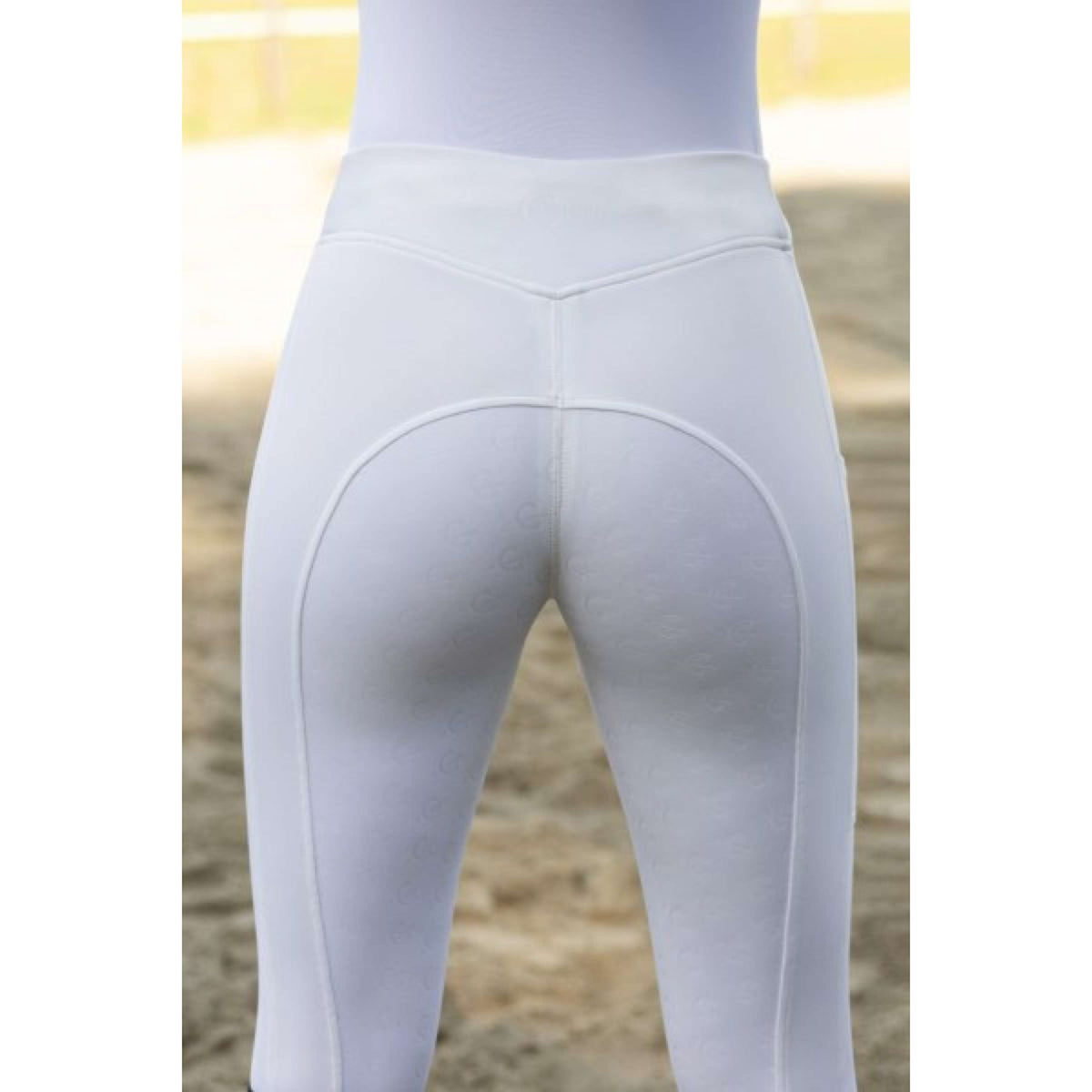 Covalliero Reitleggings ClassicStar Weiß