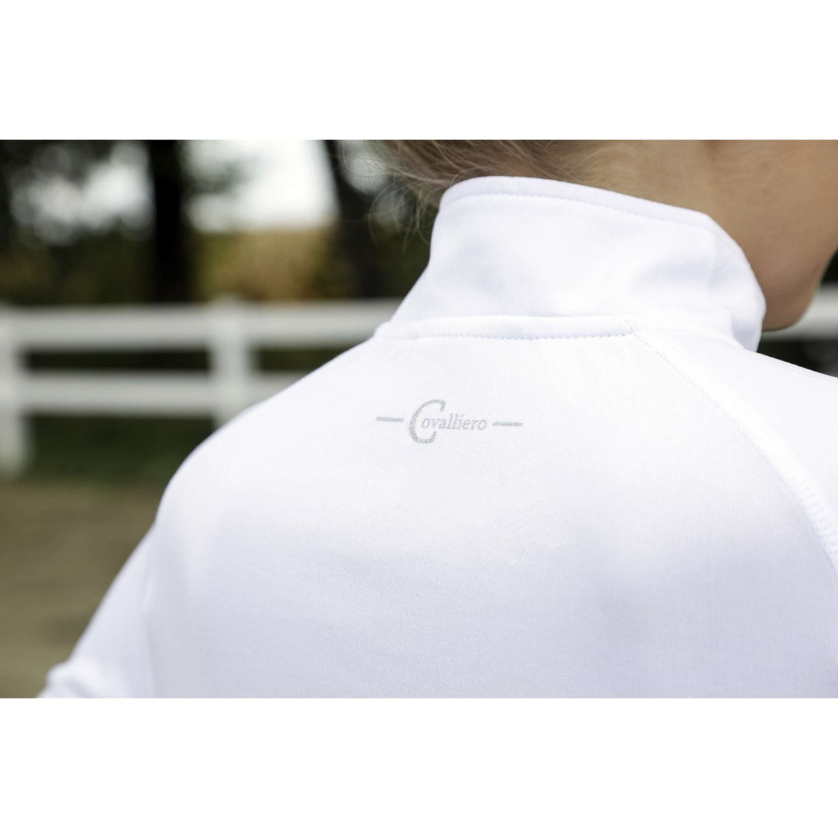 Covalliero Competition Shirt Premia für Damen Weiß