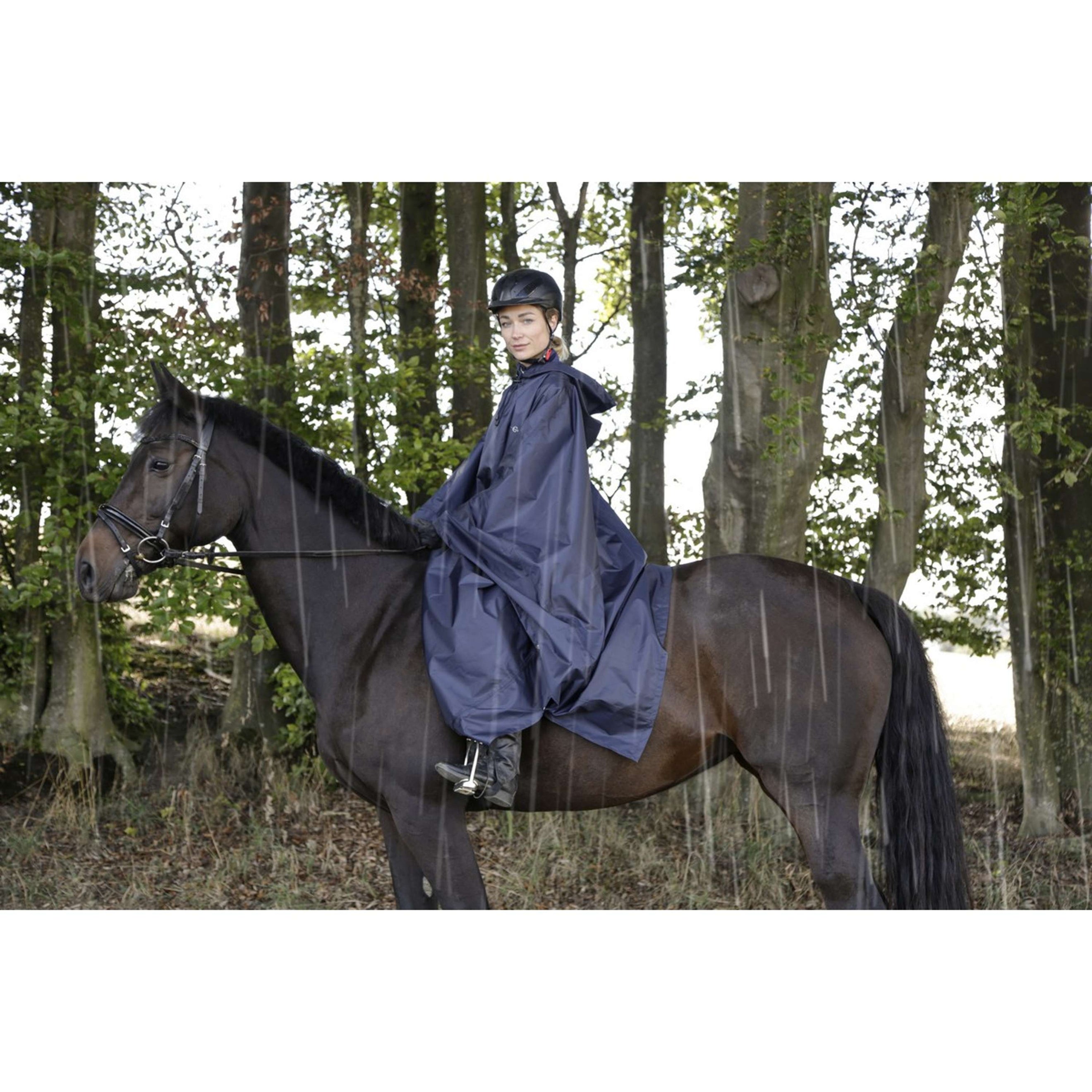 Covalliero Regenponcho Erwachsene Blau Covalliero Regenponcho Erwachsene Blau