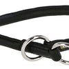 Kerbl Halsband Roma Rindleder mit Stopper Schwarz