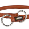 Kerbl Halsband Roma Rindleder mit Stopper Cognac