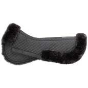 Kavalkade Sattelunterlage mit Lammfell Schwarz