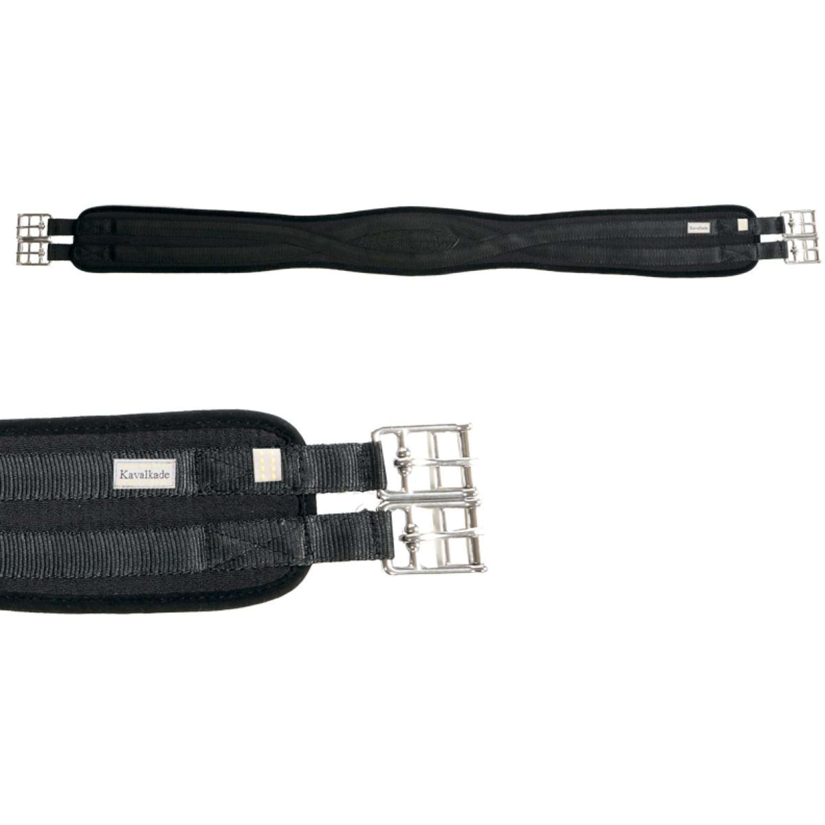 Kavalkade Sattelgurt Klimatex ohne Gummiband Schwarz