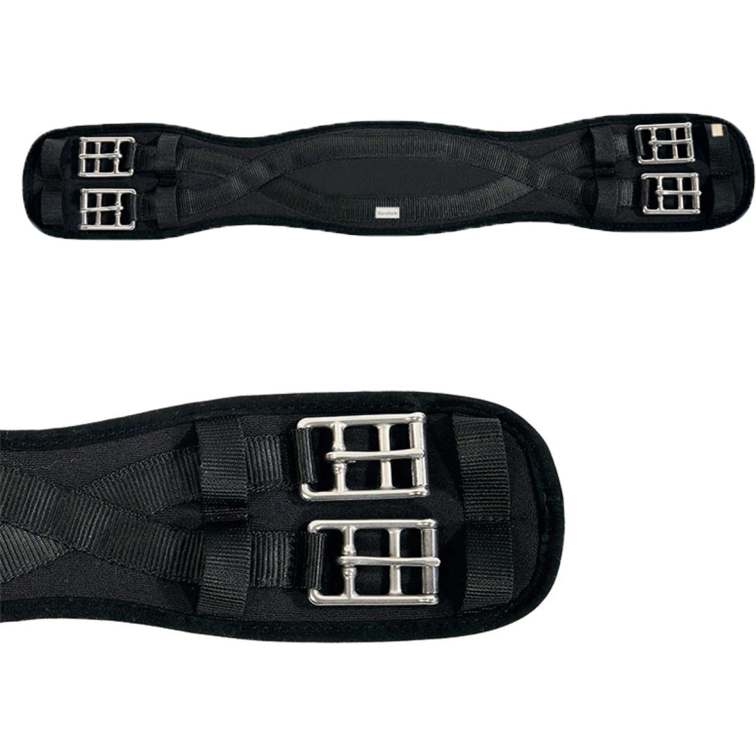 Kavalkade Sattelgurt Klimatex ohne Gummiband Dressage Schwarz