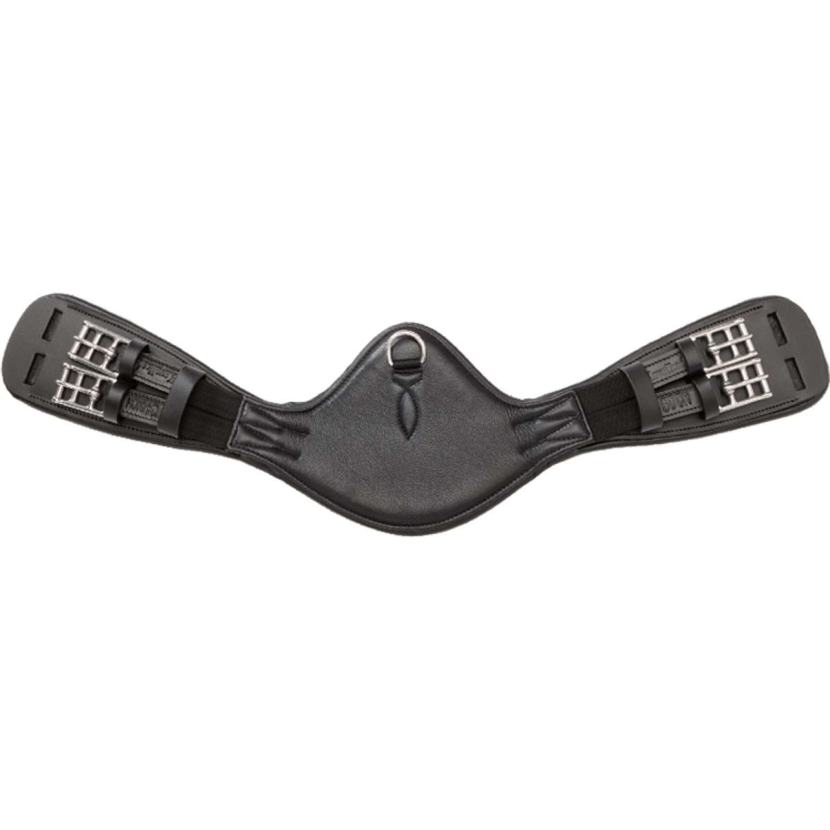 Kavalkade Dressurgurt Casper Soft Leather mit Gummizug Schwarz