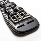 Kavalkade Dressurgurt Casper Soft Leather mit Gummizug Schwarz