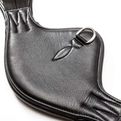 Kavalkade Dressurgurt Casper Soft Leather mit Gummizug Schwarz