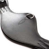 Kavalkade Dressurgurt Casper Oiled Leather mit Gummizug Schwarz