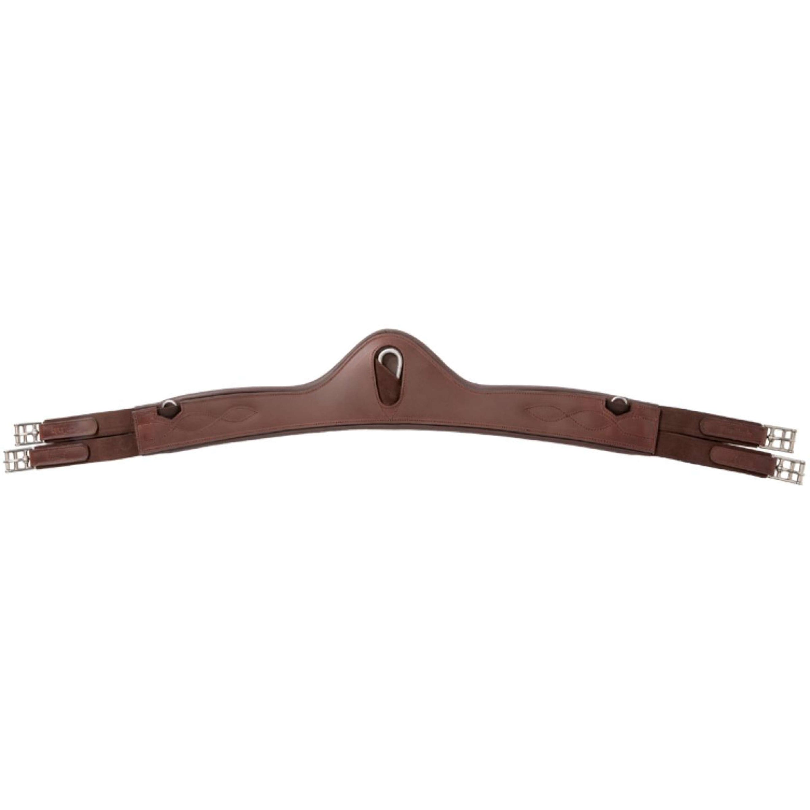 Kavalkade Sattelgurt Atlas Oiled Leather mit Gummizug Braun