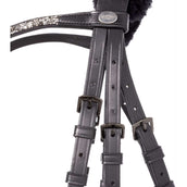 Kavalkade Zaum Ivella Faux Fur Schwarz/Lack/Schwarz