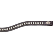 Kavalkade Stirnband weiße Strasssteine Schwarz