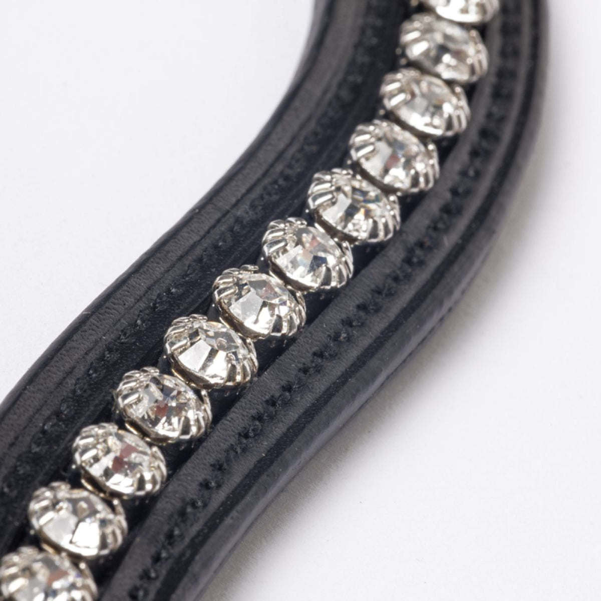 Kavalkade Stirnband weiße Strasssteine Schwarz