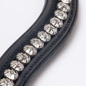 Kavalkade Stirnband weiße Strasssteine Schwarz