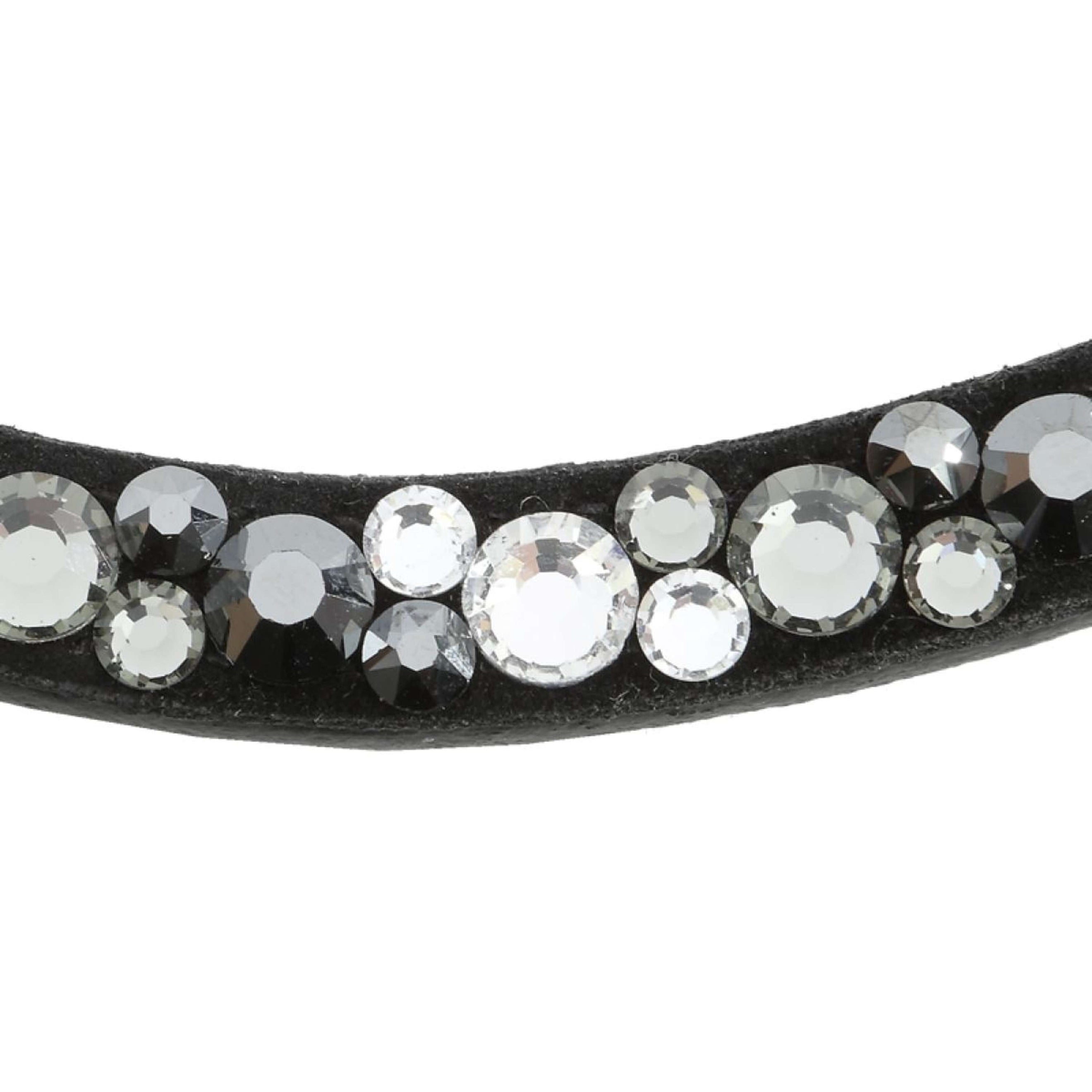 Kavalkade Stirnriemen Gebogen mit Steinen Grau Kavalkade Stirnriemen Gebogen mit Steinen Grau