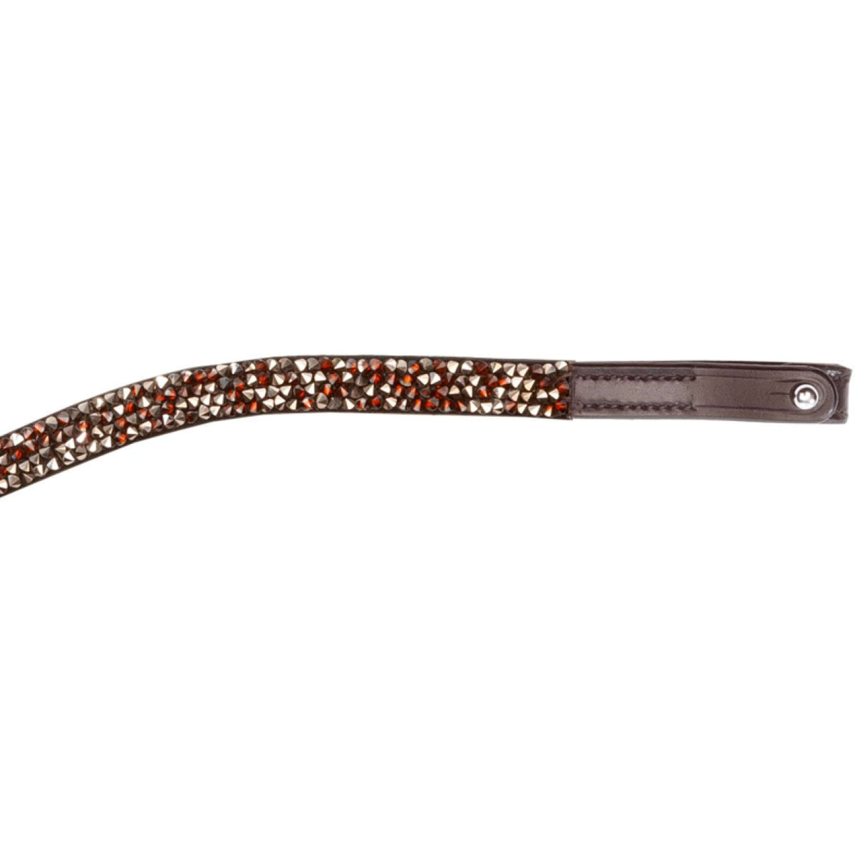 Kavalkade Stirnband Button Kaffee