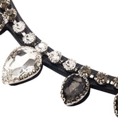 Kavalkade Stirnriemen Empress Schwarz/Weiß/Weiß