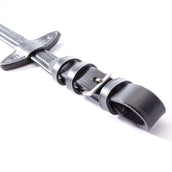 Kavalkade Softleder-Zügel Schwarz