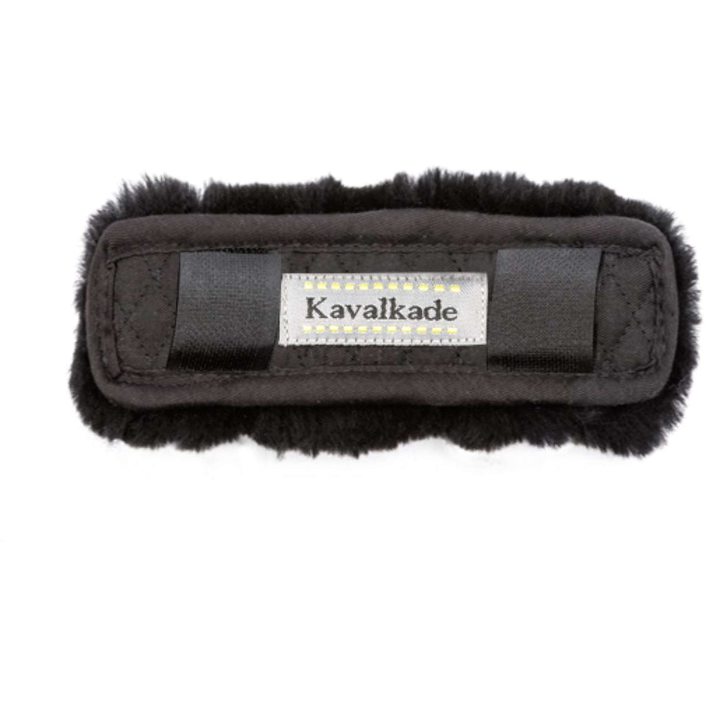 Kavalkade Kopf & Nasenpolster Lammfell Schwarz