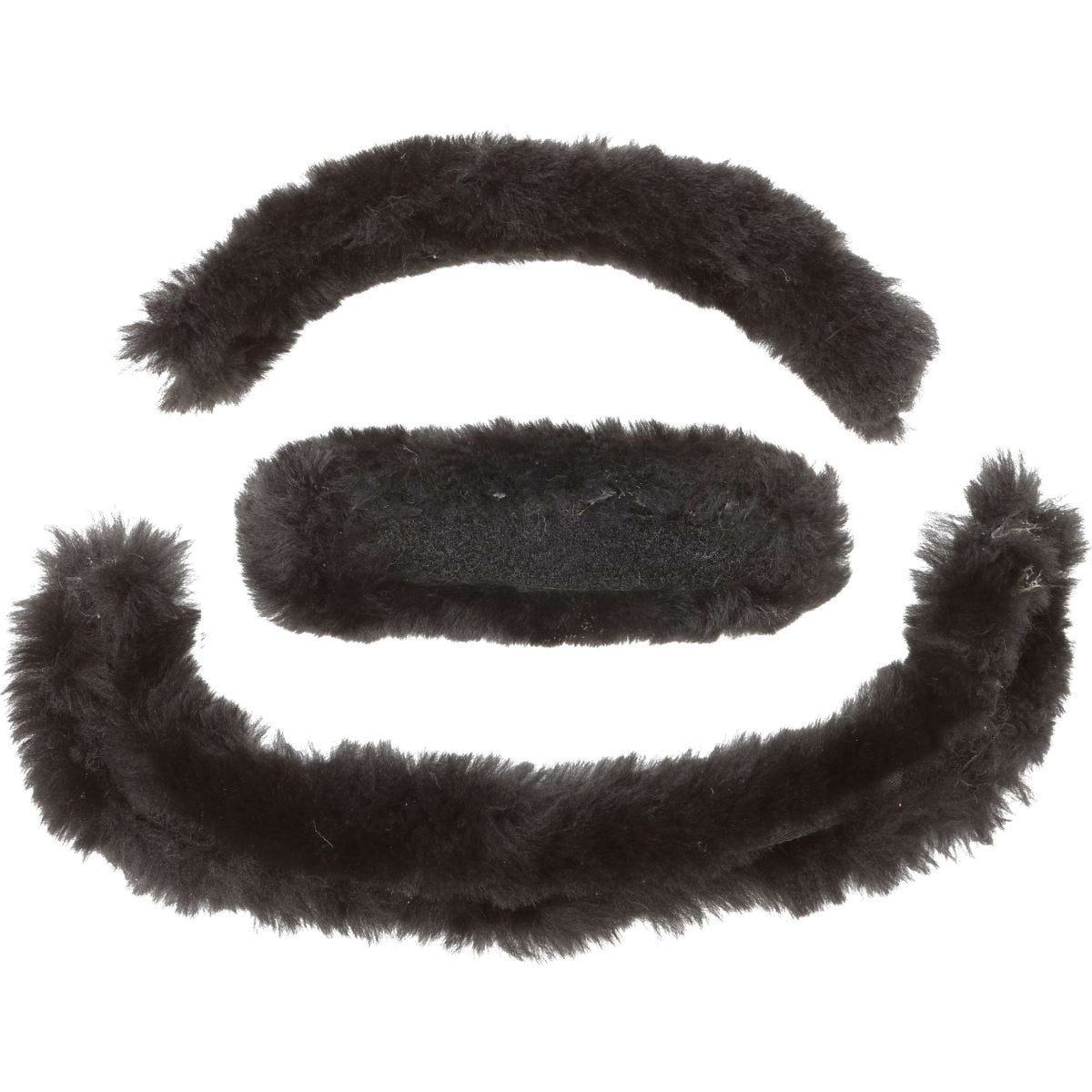 Kavalkade Ersatz-Lammfellpolster Ivy Schwarz