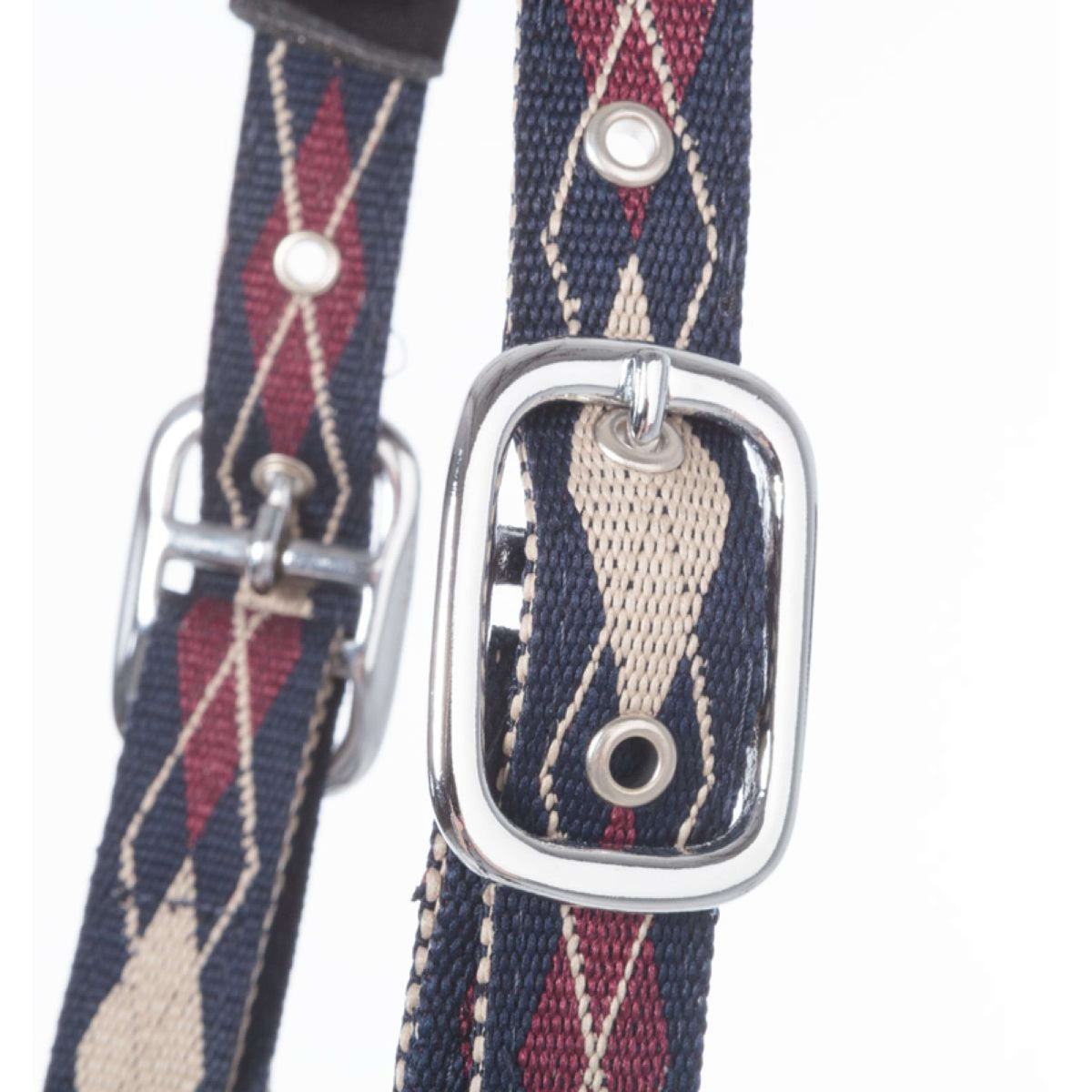 Kavalkade Halfter Classic Raute Blau/Creme/Bordeaux