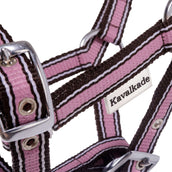 Kavalkade Halfter Foal/Yearling Rosa/Braun/Weiß