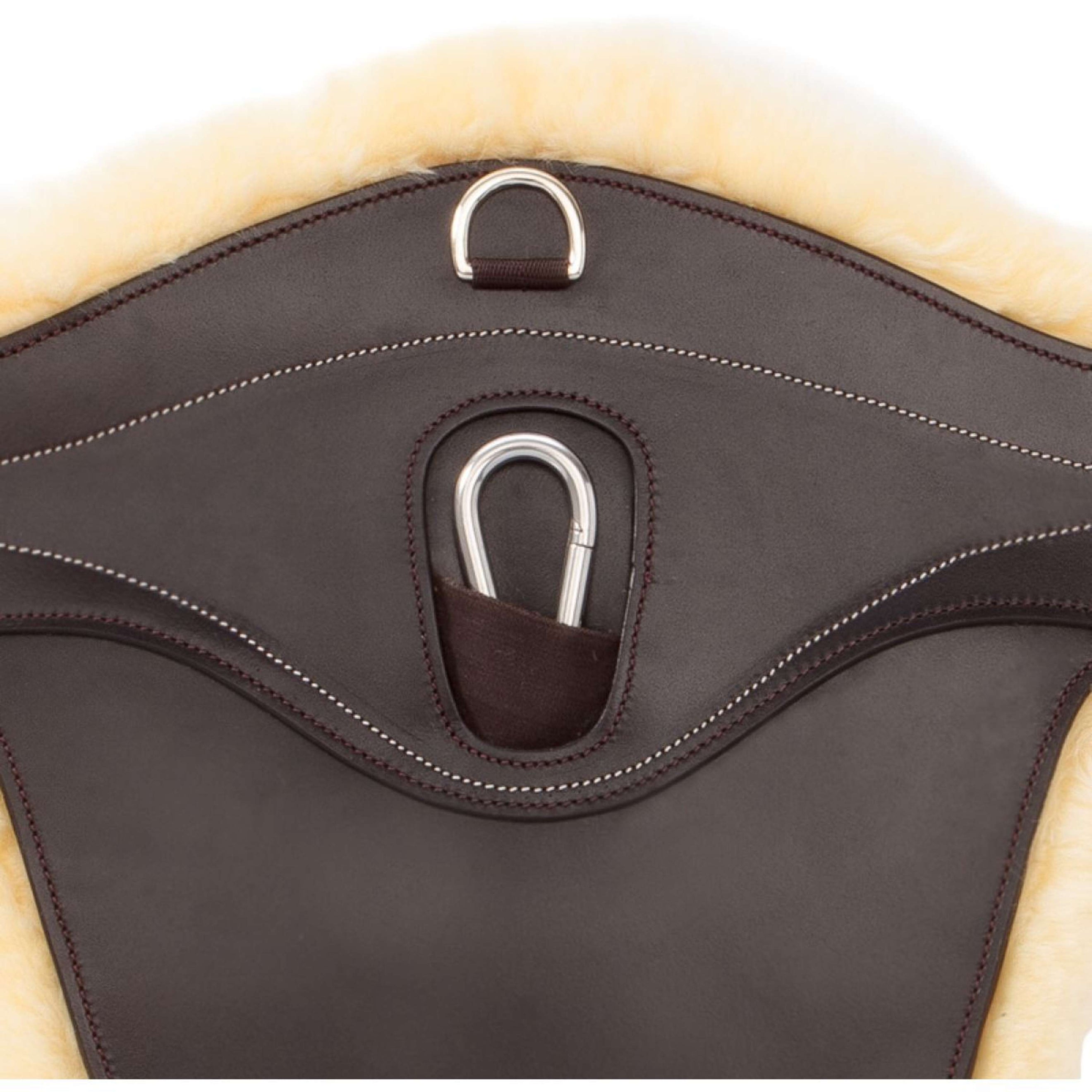 Kavalkade Sattelgurt Excellence mit Lammfell Braun Kavalkade Sattelgurt Excellence mit Lammfell Braun