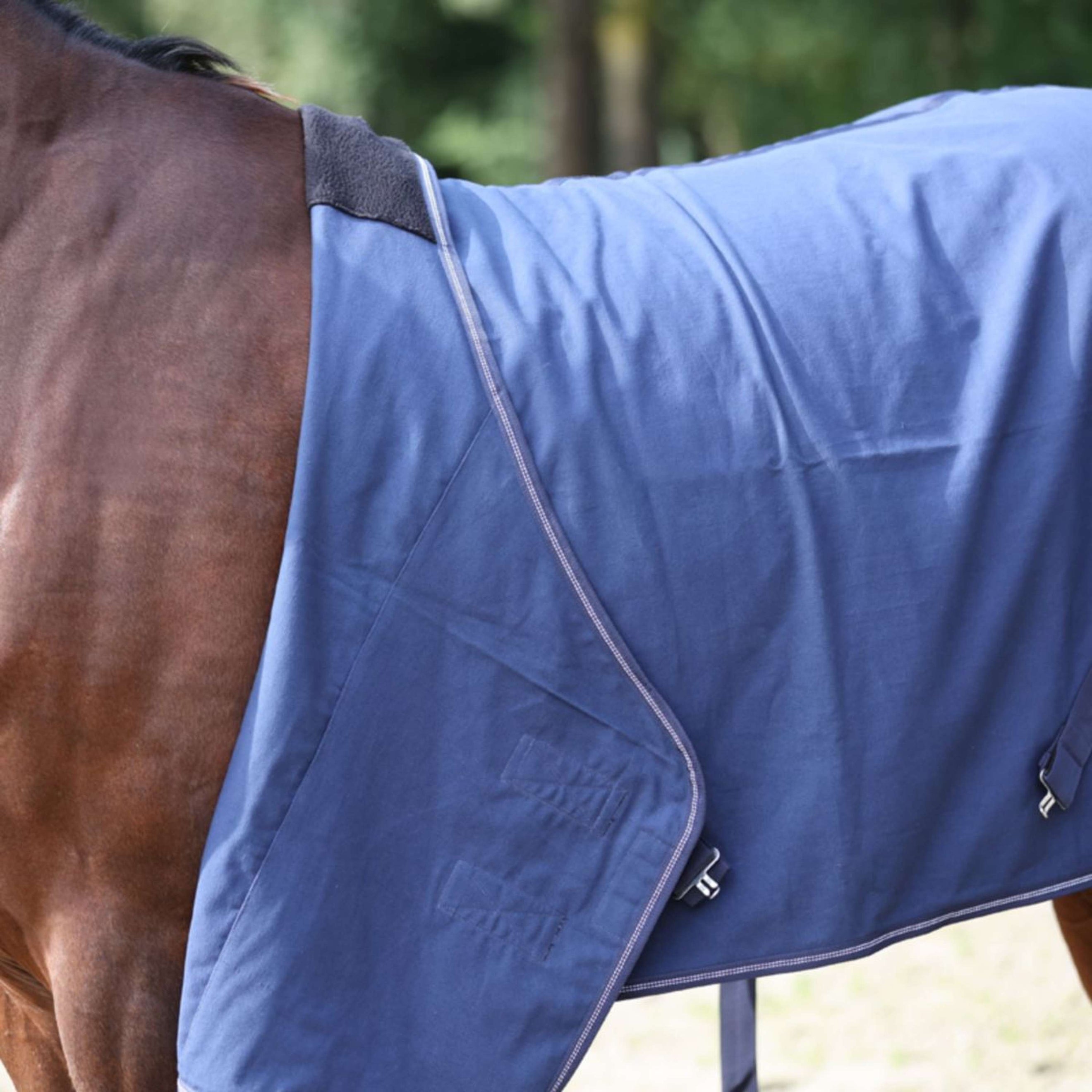 Kavalkade Sommerdecke Cotton Navy