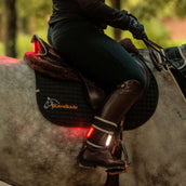 Kavalkade Vorderzeug/Sattel/Bein Horselight Schwarz/Grau