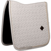 Kentucky Schabracke Velvet Pied de Poule Dressur Grau/Weiß
