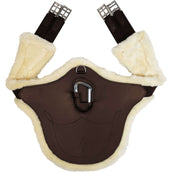 Kentucky Horsewear Spring Sattelgurt Anatomic Sheepskin Braun