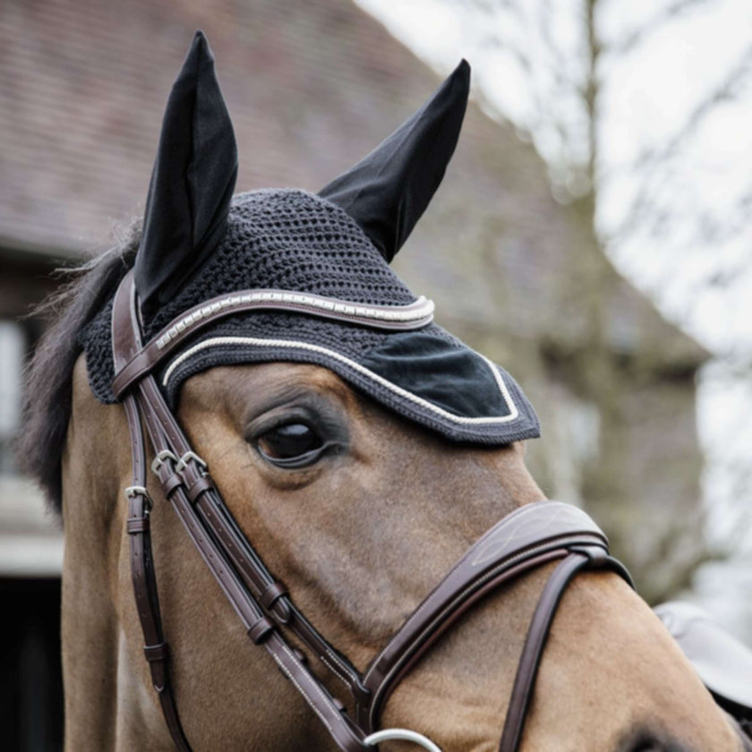 Kentucky Fliegenhaube Wellington Basic Velvet Schwarz