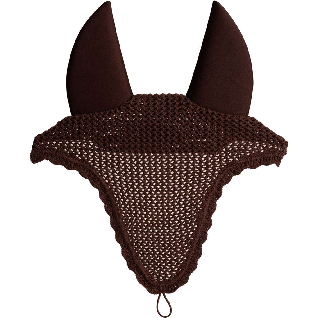 Kentucky Horsewear Fliegenhaube Long Soundless Braun
