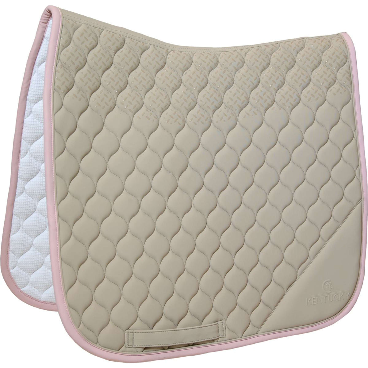 Kentucky Horsewear Schabracke Softshell Onion Quilt Dressur Beige/Altrosa