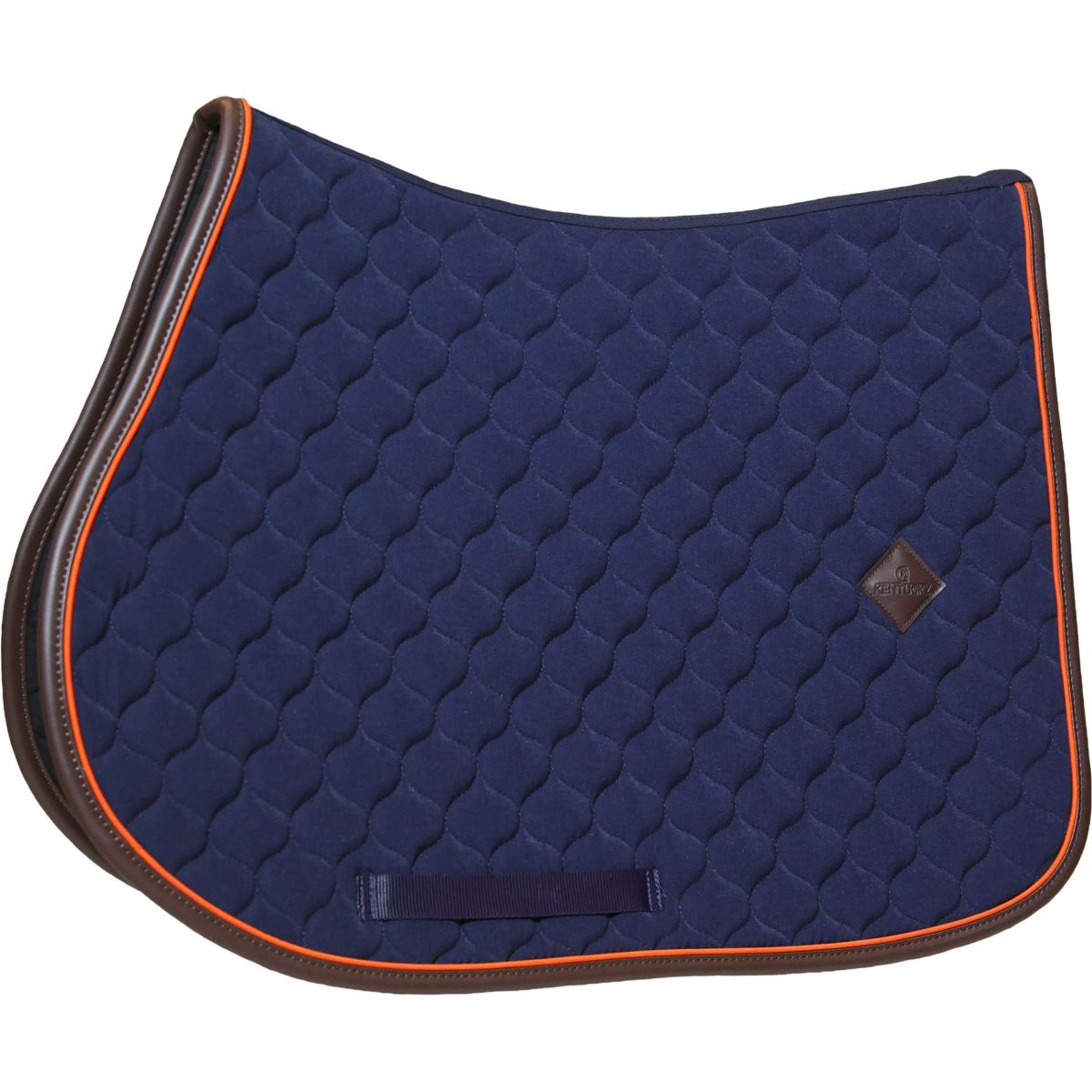 Kentucky Horsewear Schabracke Onion Quilt Leather Neon Springen Navy